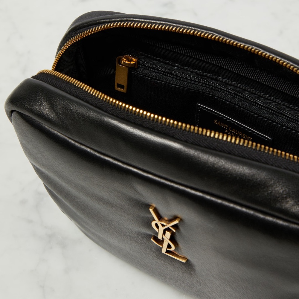 Saint Laurent Black and Gold pouch